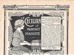 Le Cecilian le parfait pianiste. Farand Organ Company Pubblicita 1906