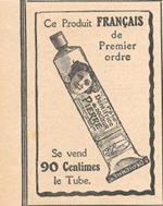 Pate dentifrice du Docteur Pierre. Pubblicita 1916