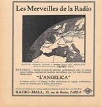 L' Angelica. Les Merveilles de la radio. post à 4 lampes. Pubblicita 1926