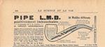 Pipe L.M.B. Positivement inbouchable. Pubblicita 1926