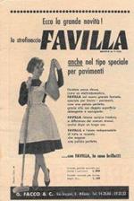 Strofinaccio Favilla. G. Facco, Milano. Pubblicita 1959