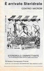 Steridolo disinfettante. Molteni Farmaceutici Firenze. Pubblicita 1962