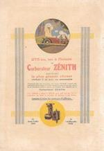 Carburateur Zenith. Pubblicita 1926