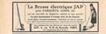 La Brosse électrique JAP. Pubblicita 1926