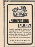 Phosphatine Falieres. Advertising 1915