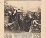 Buerau de poste installe dans une tranchee. Stampa 1915