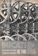Ducati, proiettore sonoro OE7401 /Clorodont. Advertising 1947, fronte retro
