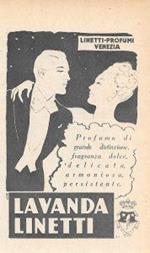 Lavanda Linetti. Advertising 1947