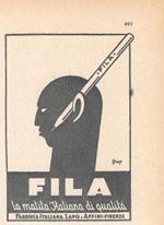 Fila la matita italiana di qualità. Advertising 1947
