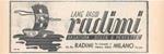 Lame rasoi Radimi. Advertising 1947