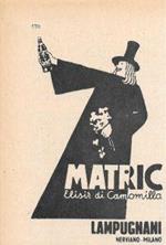 Matric elisir di camomilla. Lampugnai, Nerviano (MI). Advertising 1947