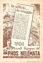 Phos Kelémata / Borsalino. Advertising 1947, fronte retro