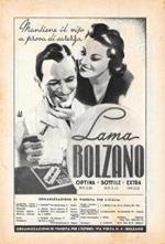 Lama Bolzano / China Martini. Advertising 1947, fronte retro
