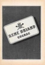 René Briant Cognac /Dentifricio Chlorodont . Advertising 1947, fronte retro