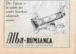 Dentifricio Alba Rumianca. Advertising 1947