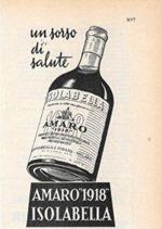 Amaro 1918 Isolabella. Advertising 1947
