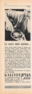 Kaloderma Gelée, le vostre mani parlano... Advertising 1947
