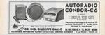 Autoradio COndor-C6. Advertising 1947