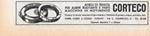 Corteco Anelli Di Tenuta Per Alberi Rotanti. Advertising 1947