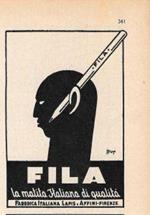 Fila. Fabbrica Italiana Lapis e Affini. Advertising 1946