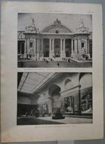 L' Exposition de Paris. Le Grand Palais. Porche/Salon d'honneurs. Stampa 1900
