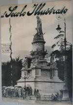 Wilson a Genova parla davanti al monumento a Colombo. Stampa 1919
