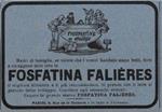 Fosfatina Falières. Advertising 1920