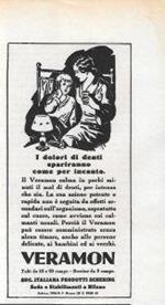 I dolori di denti spariranno come per incanto. Veramon. Advertising 1936