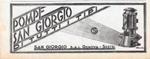 San Giorgio Genova. Pompe di tutti i tipi. Advertising 1936