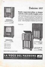 La voce del padrone / Mobiloil Artic. Advertising 1936