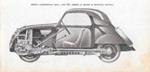 Sezione della FIAT 500 / Chassis della nuova Lancia Aprilia. Stampa 1936