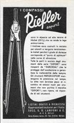 Compassi Riefler. Advertising 1956