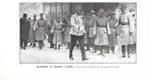Il generale Krobatin esce dal Duomo di Udine. Stampa 1919