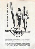 Aurora 2 cart junior/Underwood 150. Advertising 1956