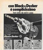 Black & Deker. Advertising 1970