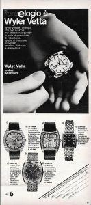 Wyler Vetta. Advertising 1970