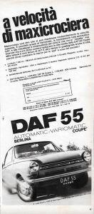 Daf 55. Advertising 1970