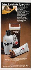 Tabac after shave. Advertising 1970
