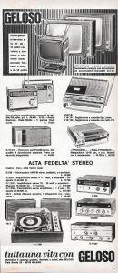 Tutta una vita con Geloso. Advertising 1970