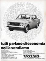 Volvo. Tutti parlano di economia noi la vendiamo. Advertising 1970