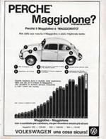 Perché Maggiolone? Volkswagen. Advertising 1970