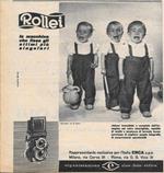 Rollei. La macchina che fissa gli attimi più singolari. Advertising 1956