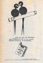 Virginia Player's n. 6. 7. Non ha che da offrigli una Virginia n.6 e lui sarà perfettamente d'accordo. Advertising 1956