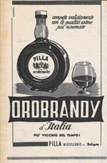 Orobrandy Pilla. Advertising 1956