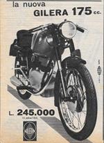 La nuova Gilera 175 cc. Advertising 1956