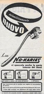 No-Karies scientificamente nuovo. Advertising 1956