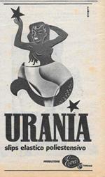 Urania slips elastico poliestesivo. Advertising 1956