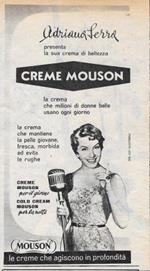 Creme Mouson. Advertising 1956