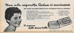 Cadum il sapone delle belle donne. Advertising 1956
