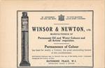 Winsor&Newton. Advertising 1924,